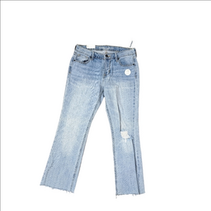 NWT Old Navy Mid Rise Flare Ladies Size 6 Light Blue Jeans